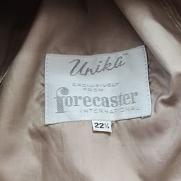 Vintage Forecaster Trench Coat Raincoat Size 22 1/2 from 1970's - Picture 13 of 13